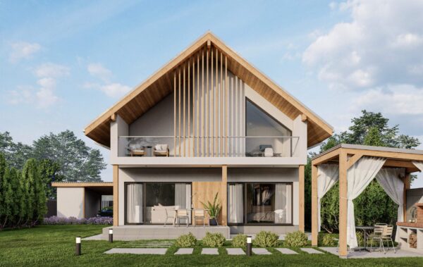 A house made of SIP panels, 151 sq.m.