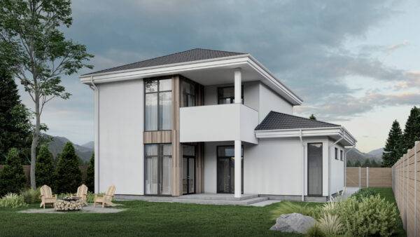 A house made of SIP panels, 180 sq.m.