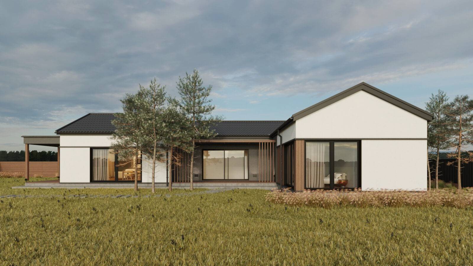 A house made of SIP panels, 169 sq.m.