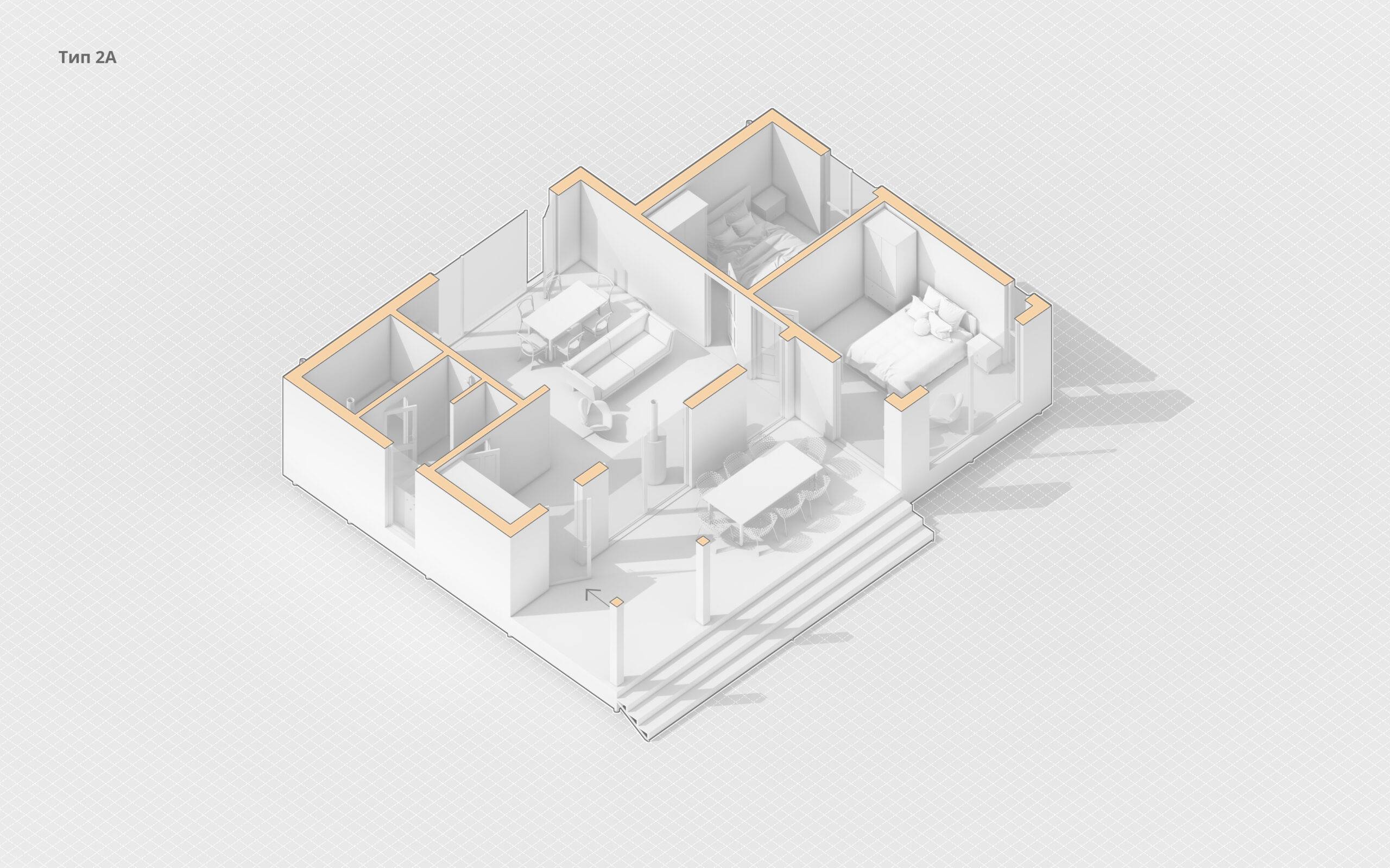 Complete set of the house: