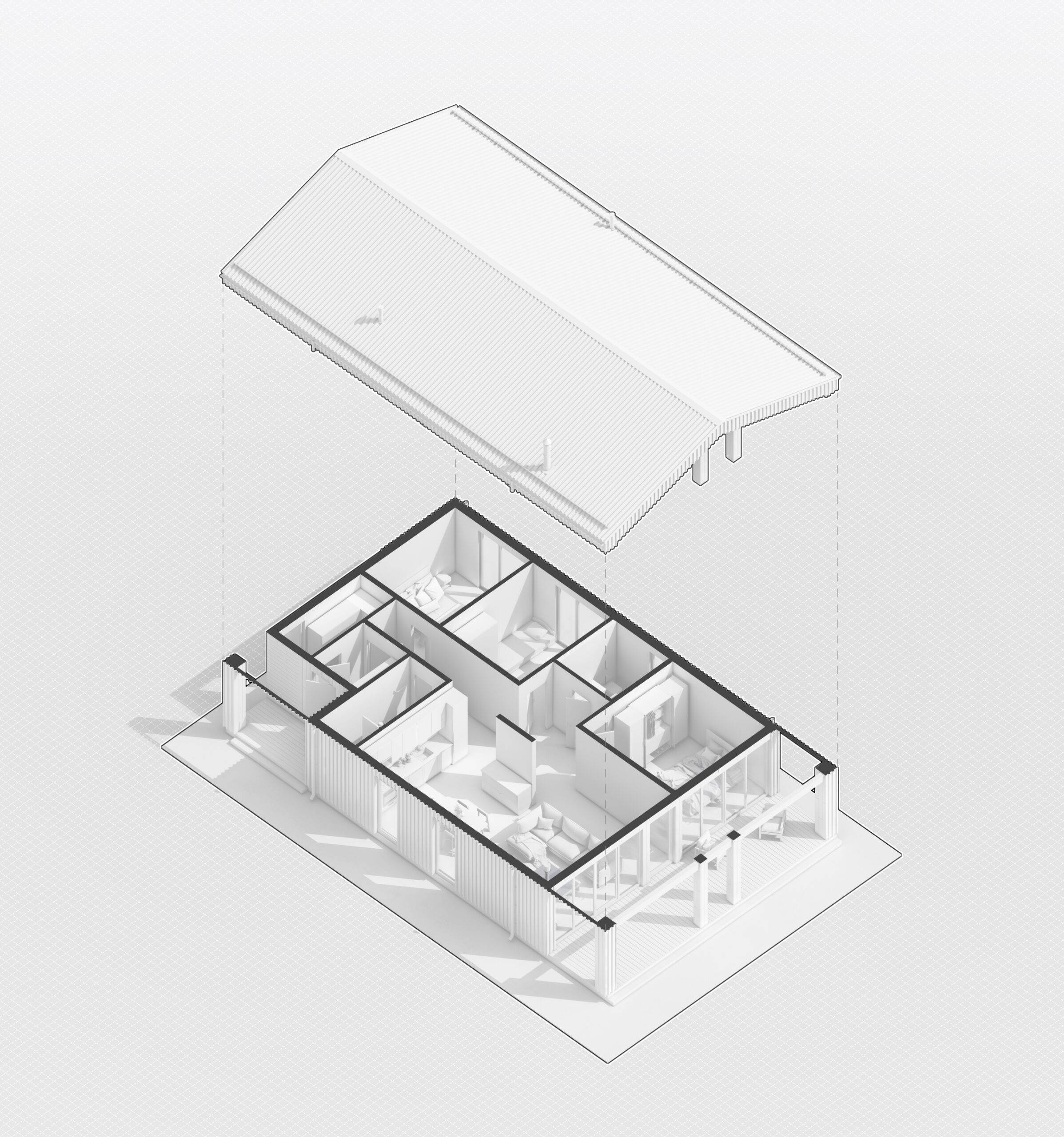 Complete set of the house: